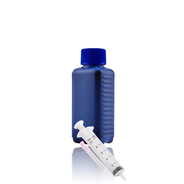100ml Nachfülltinte Druckertinte für HP, blau/cyan