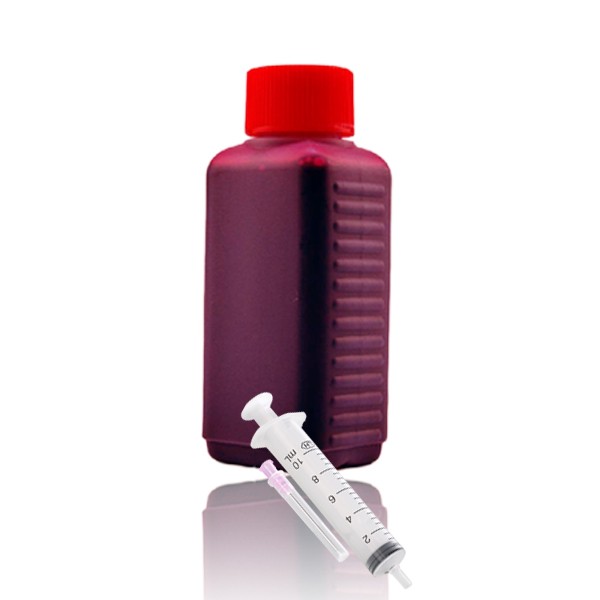 1 Liter Nachfülltinte Druckertinte für CANON, rot/magenta