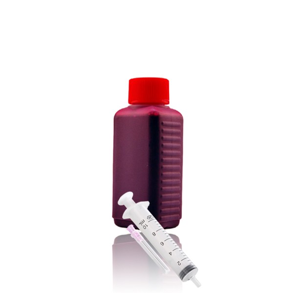 100ml Nachfülltinte Druckertinte für BROTHER, rot/magenta